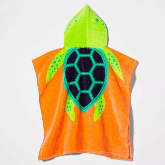 Sun Squad™ Turtle Kids Hooded Towel - Picture 2 of 4